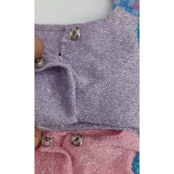 Vintage 1986 Mattel Funtime Barbie Pink Sparkle Outfit Top Shorts Socks + Shirt - Picture 6 of 6